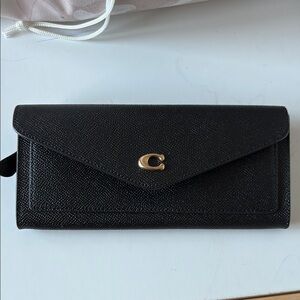 Black Leather Women's Wallet